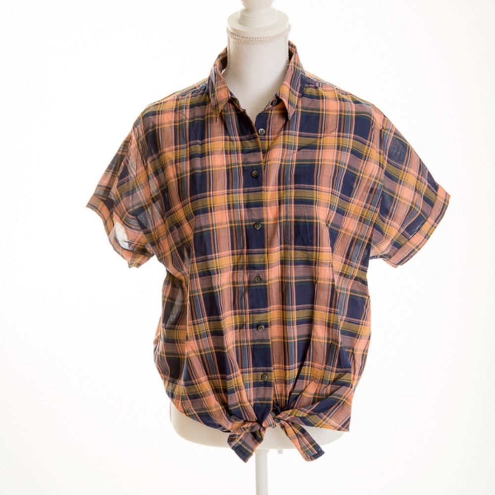 Madewell Plaid Blouse